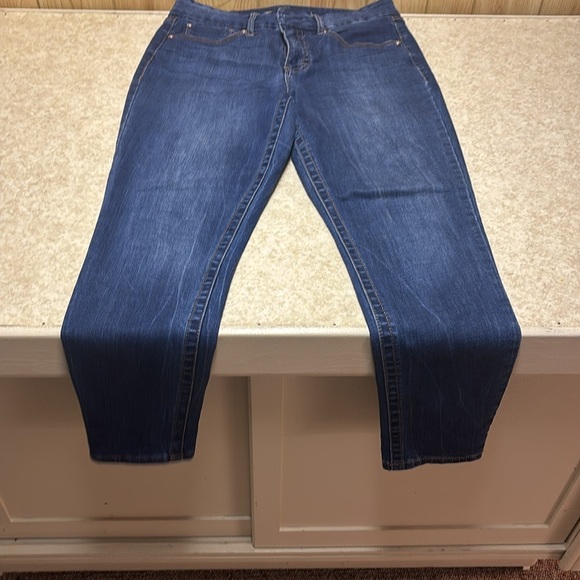 Seven7 Blue Skinny Jeans Classic Style - Picture 4 of 7